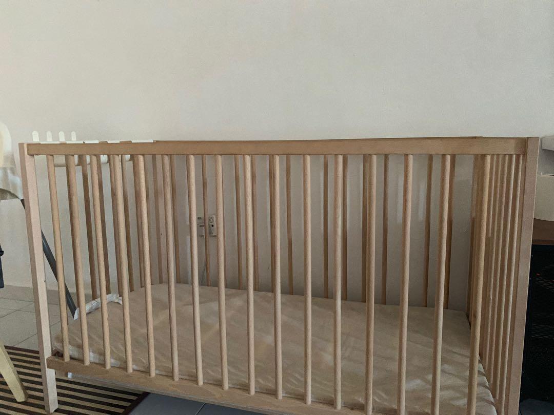 Set Baby Cot Ikea, Babies & Kids, Baby Nursery & Kids Furniture, Cots