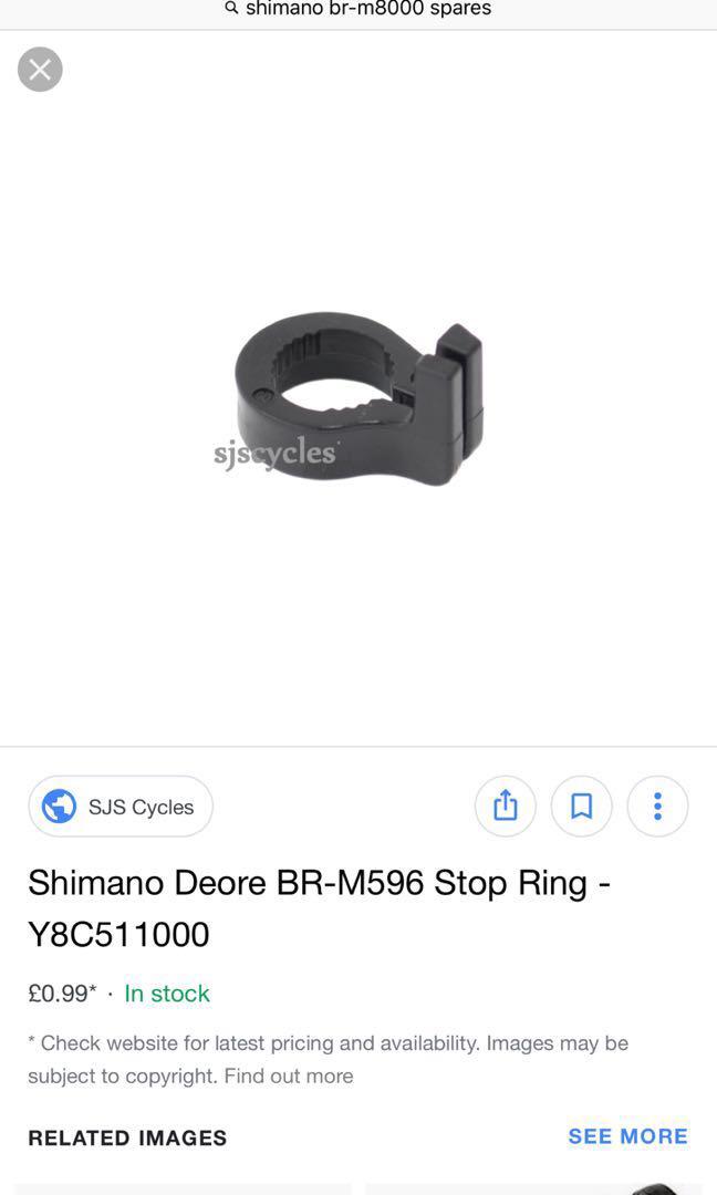 SHIMANO BR-C601 STOP RING 4 PIECES NEW Y8C511000 SHIMANO BR-C601 STOP RING 4 PIECES NEW Y8C511000