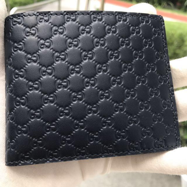 navy blue gucci wallet