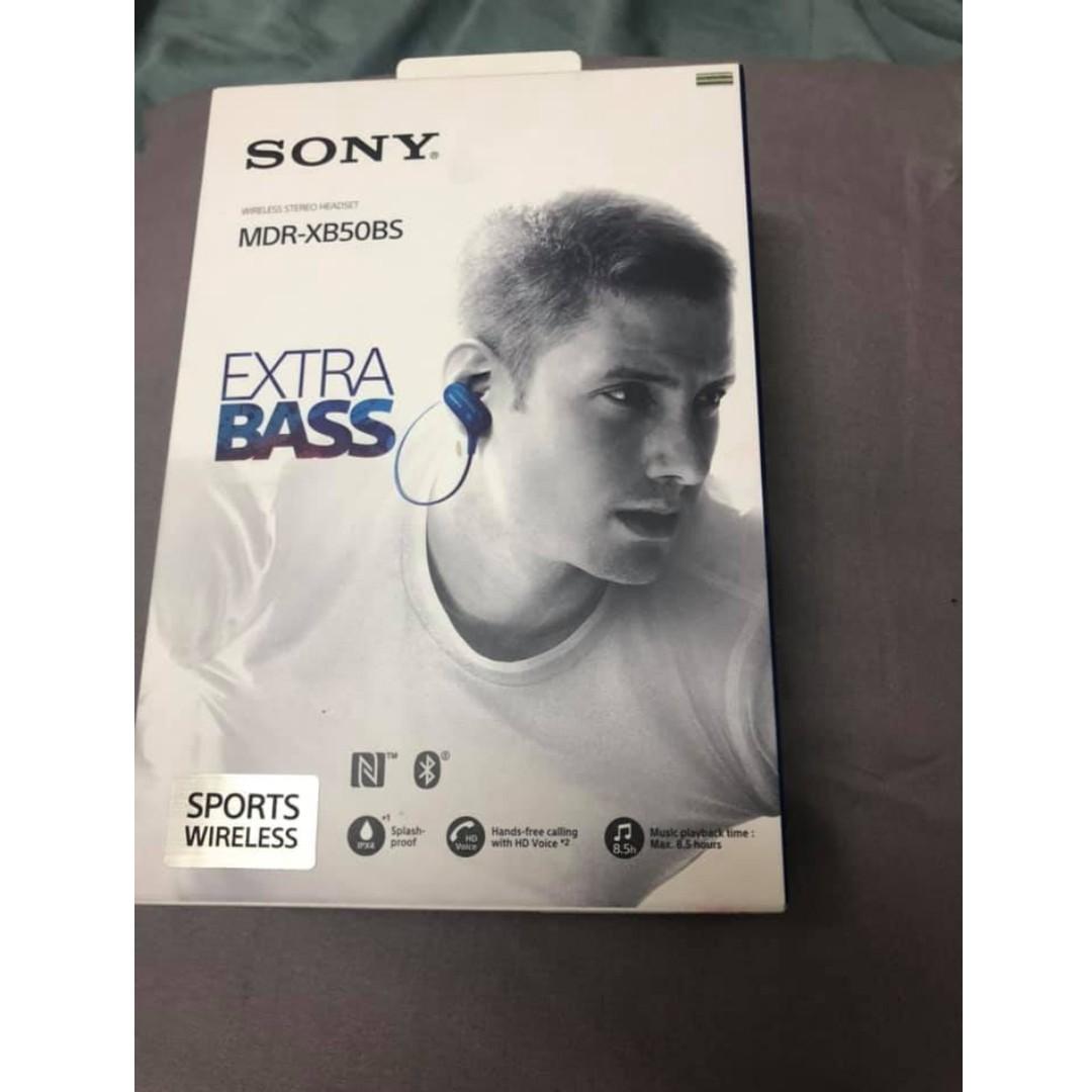 Sony MDRXB50 BS bluetooth headphones Audio Headphones Headsets on Carousell