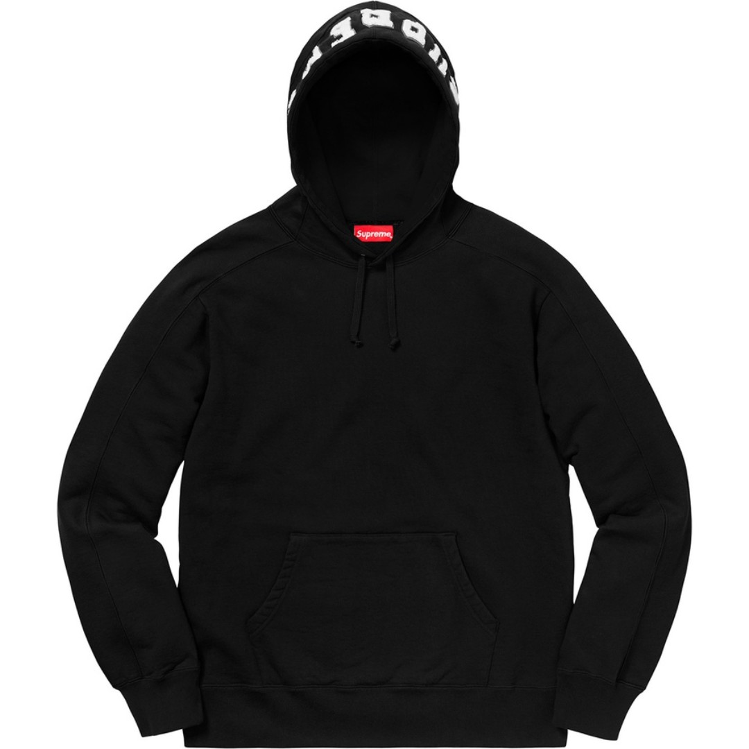 supreme paneled hooded sweatshirt