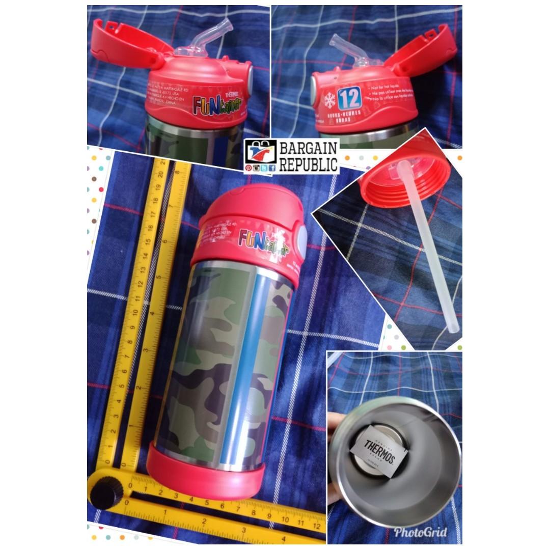 thermos funtainer 16 oz water bottle with spout