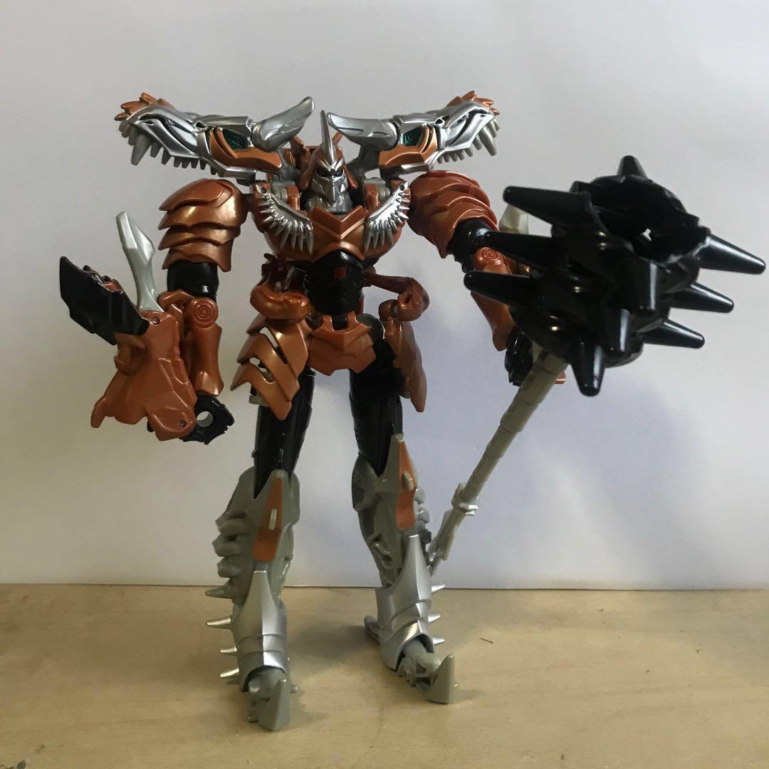 Transformers grimlock (Category: Toy Figures) located in Singapore. Submitted by orcinc (Listing ID 233314550, Image 1). Description: Voyager class Figure is complete No instruction manual Slightly yellowing Buy with the rest of my dinobots in my listing for discount! Pm me for location .