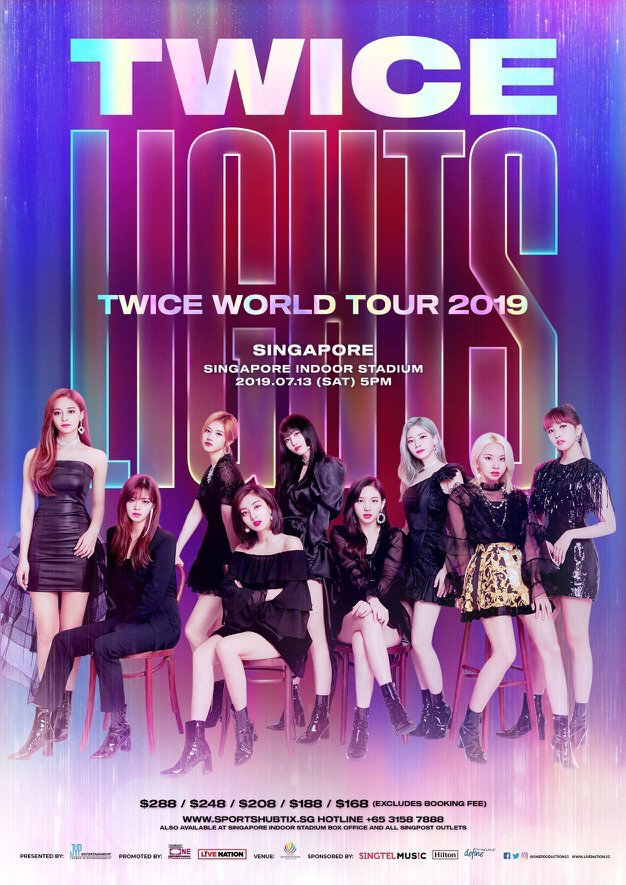 Twice twicelights world tour singapore concert tickets standing pen c