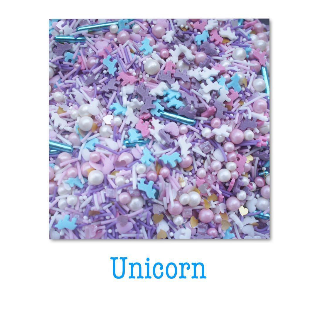 Sale Unicorn Edible Cake Sprinkles U P 12 Food Drinks