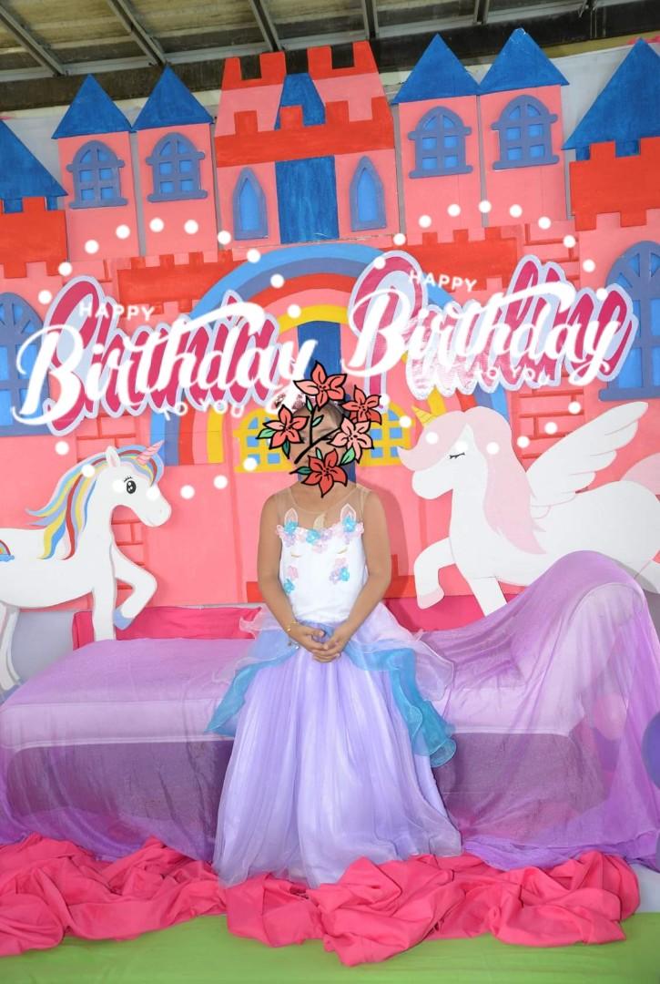 Unicorn sales inspired gown