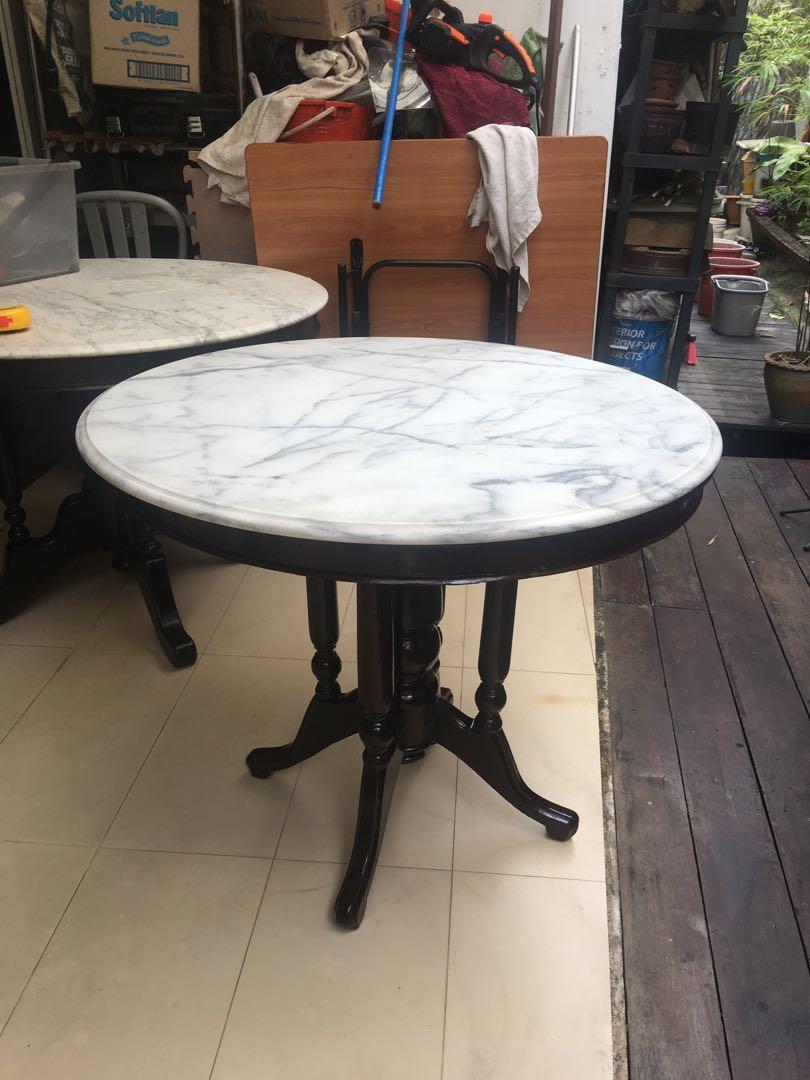 Vintage Kopitiam table, Furniture & Home Living, Furniture, Tables