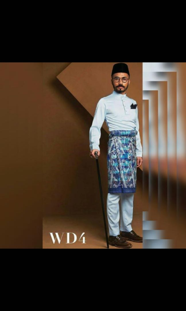 Wak Doyok Baju Kurung Melayu Elrah Exclusive Light Blue Men S Fashion Clothes Others On Carousell