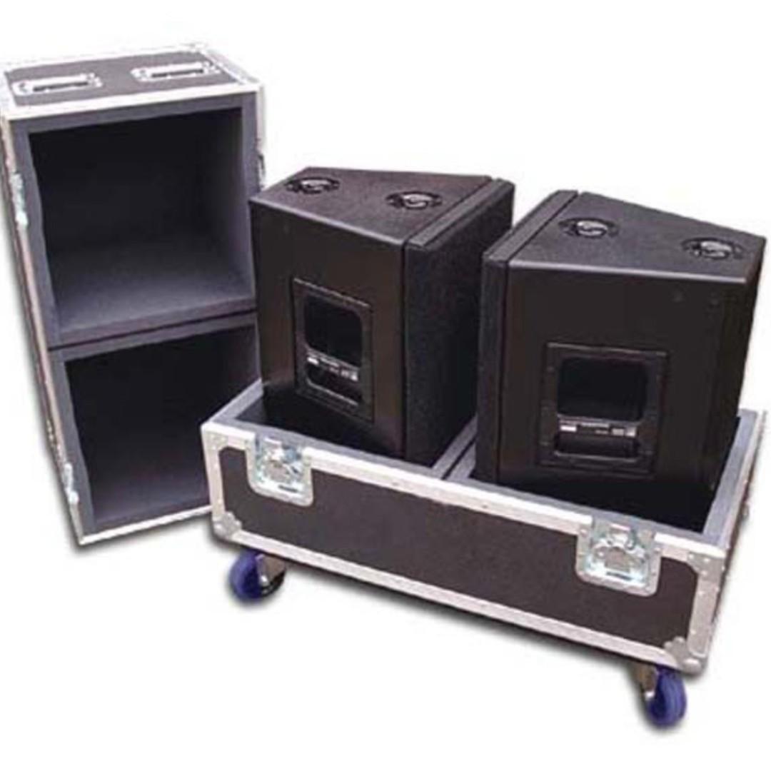 Wonderful 15" Speaker Flight case w/wheels diet cast ( P152MKIIDC