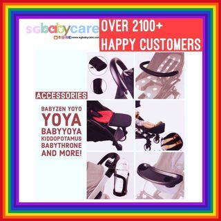 yoya Accessories : Bottle Holder, Handle Protector, Handle Bar, Legrest Extension, etc