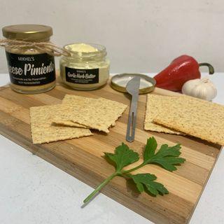 Cheese Pimiento and Garlic Herb Butter Spread