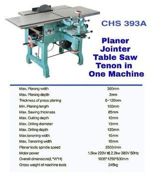 3 in 1 wood machine planer jointer tablesaw