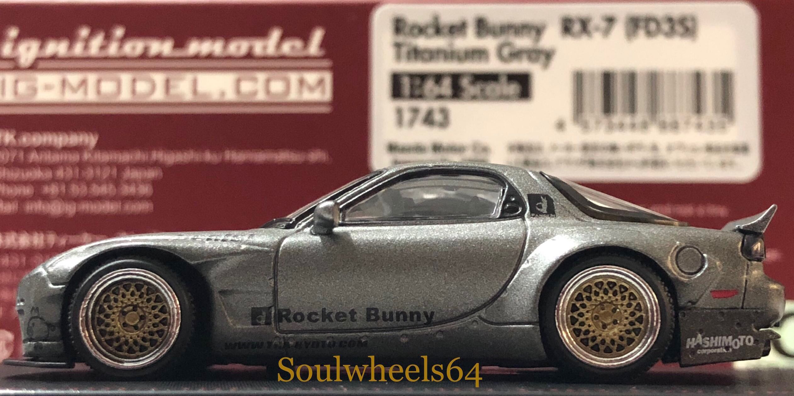 競売 Mazda Bunny Rocket Model Ignition 1/64 RX7 (FD3S RX-7 hpi・racing