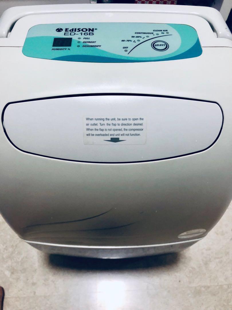 5L Dehumidifier automatic humidity sensor, TV & Home Appliances, Air