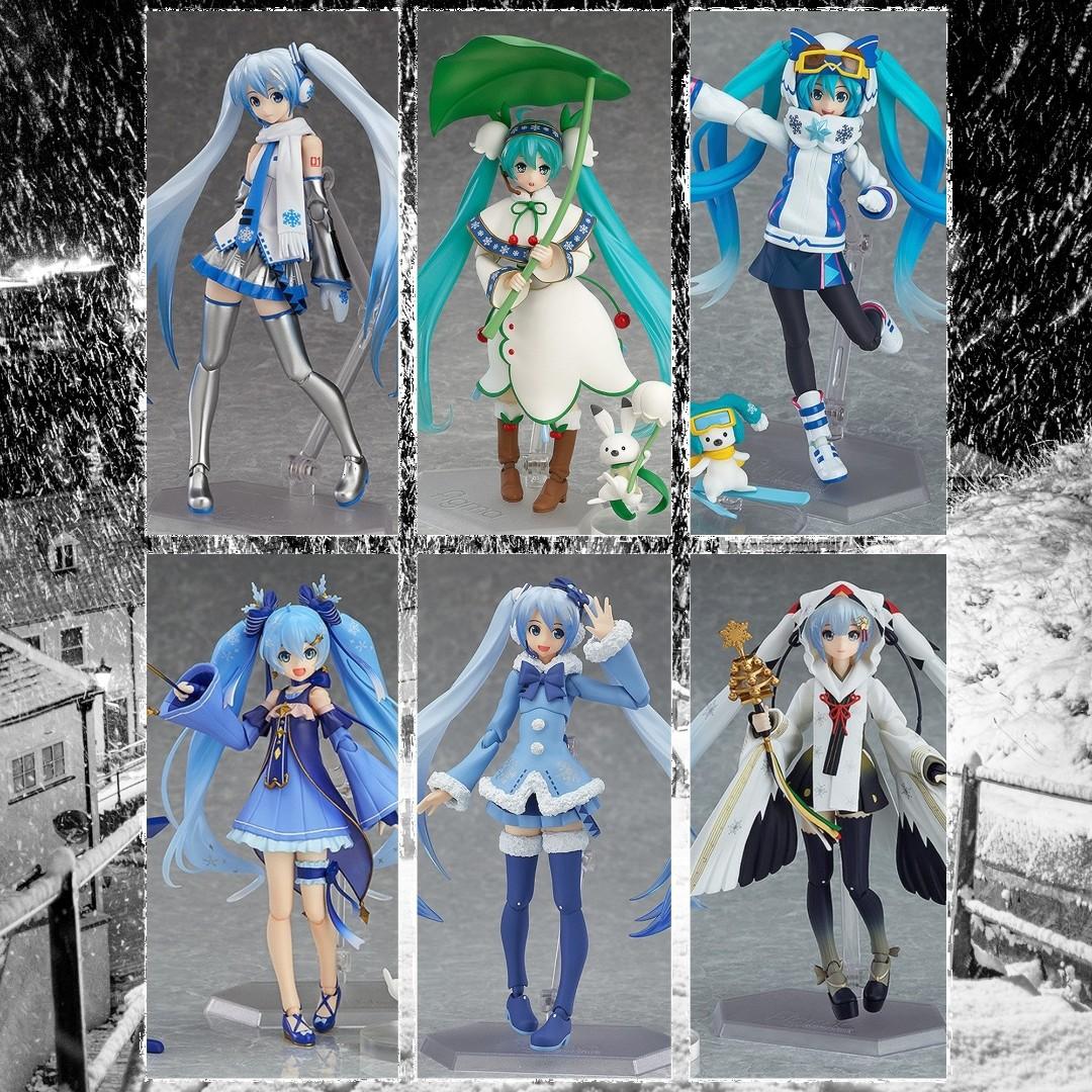 6 Figures Sell Set Only Figma Snow Miku Toys Games Action Figures Collectibles On Carousell