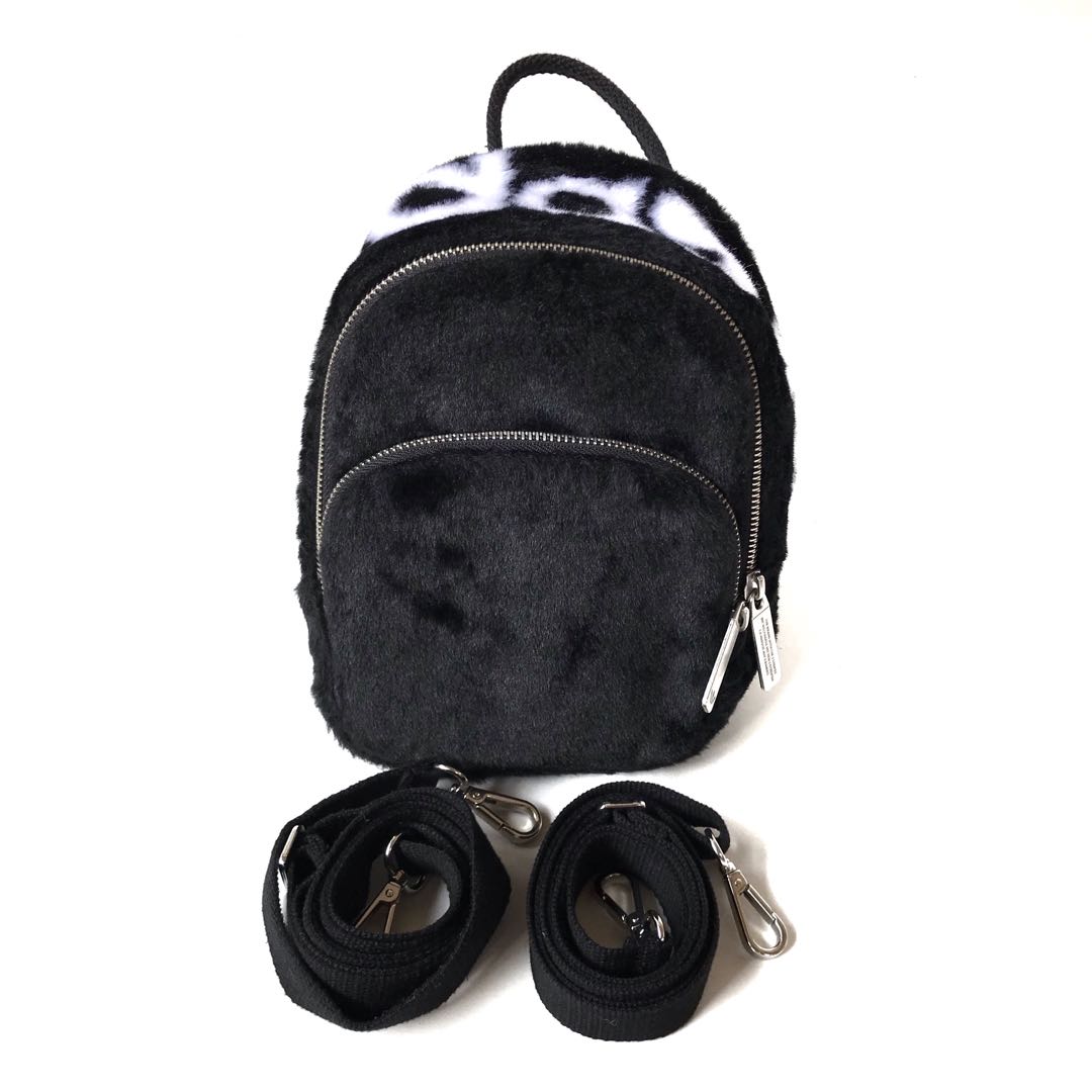adidas mini fur backpack
