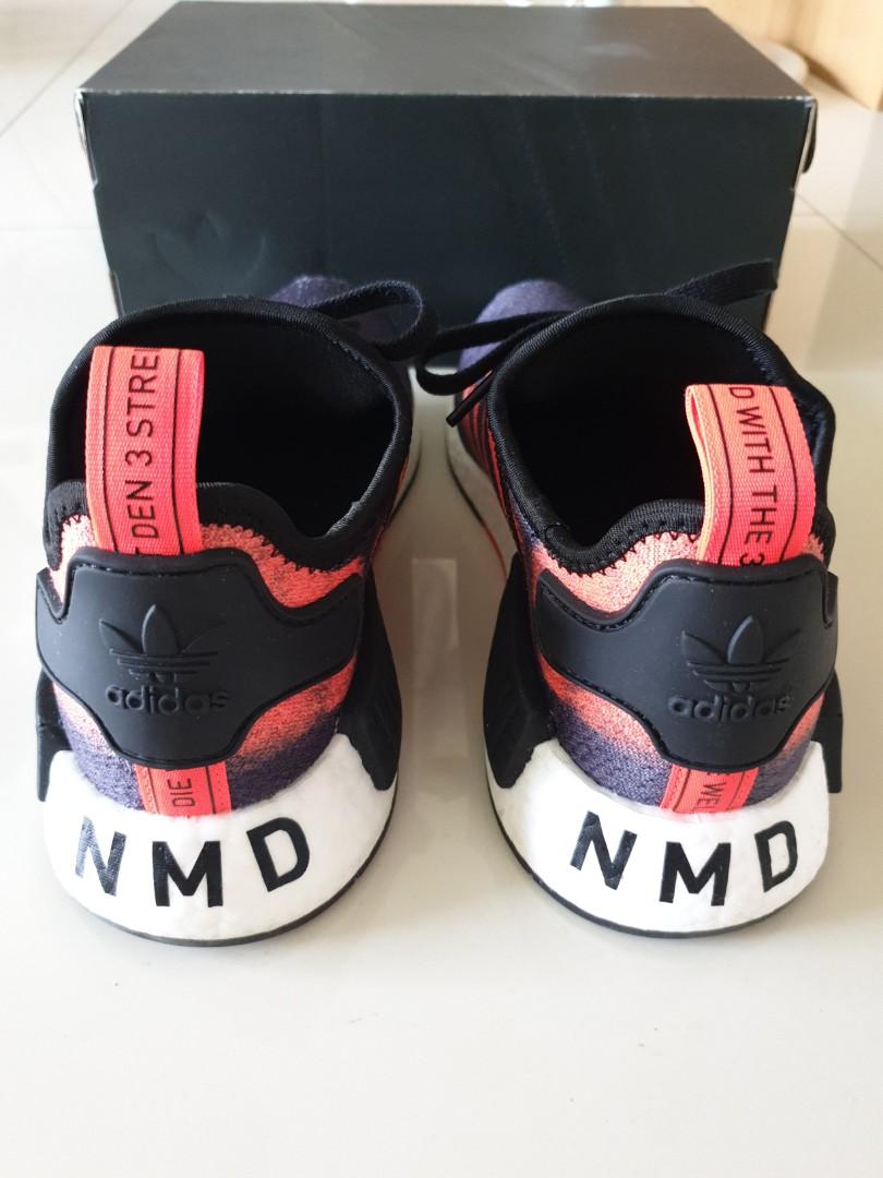 Adidas NMD R1 Stencil Pack Solar Red Men s Fashion Footwear