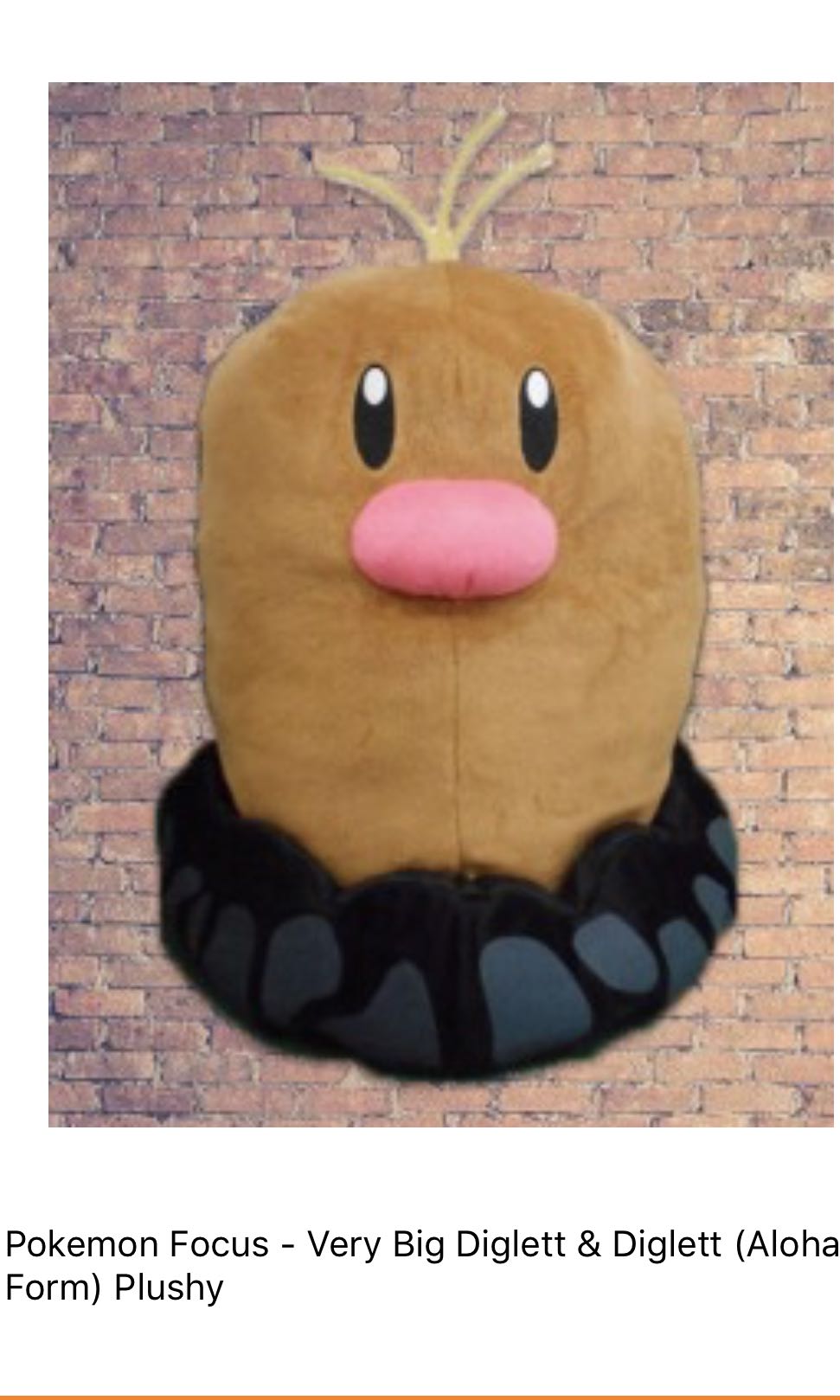 Alolan Diglett plushie