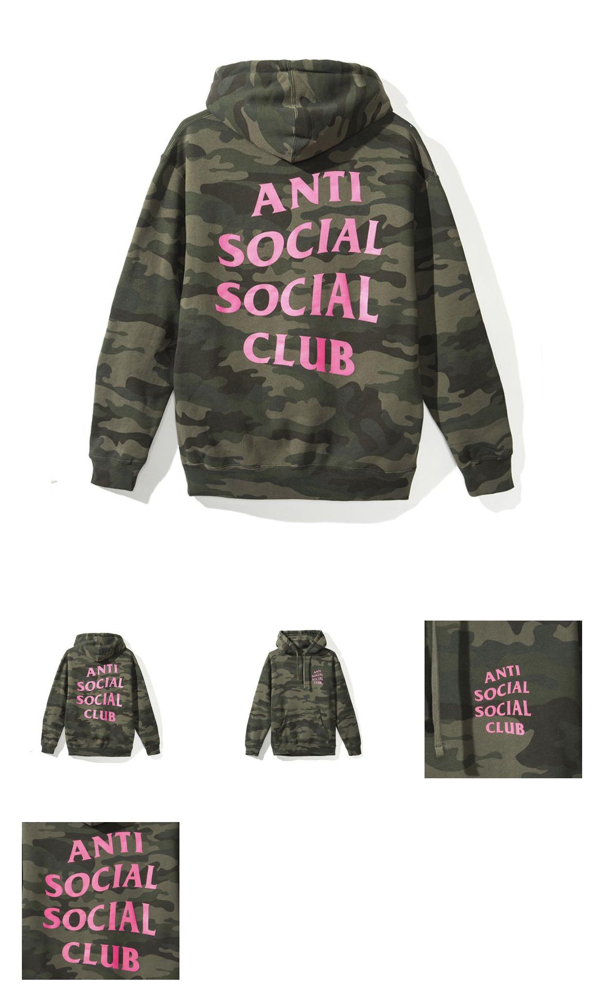 Anti Social Social Club Break Me Hoodie Men s Fashion Tops