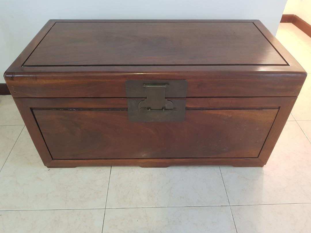 Antique Wooden Chest/Bench, Furniture, Others on Carousell