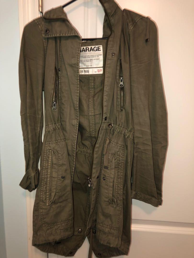 Parka discount army green
