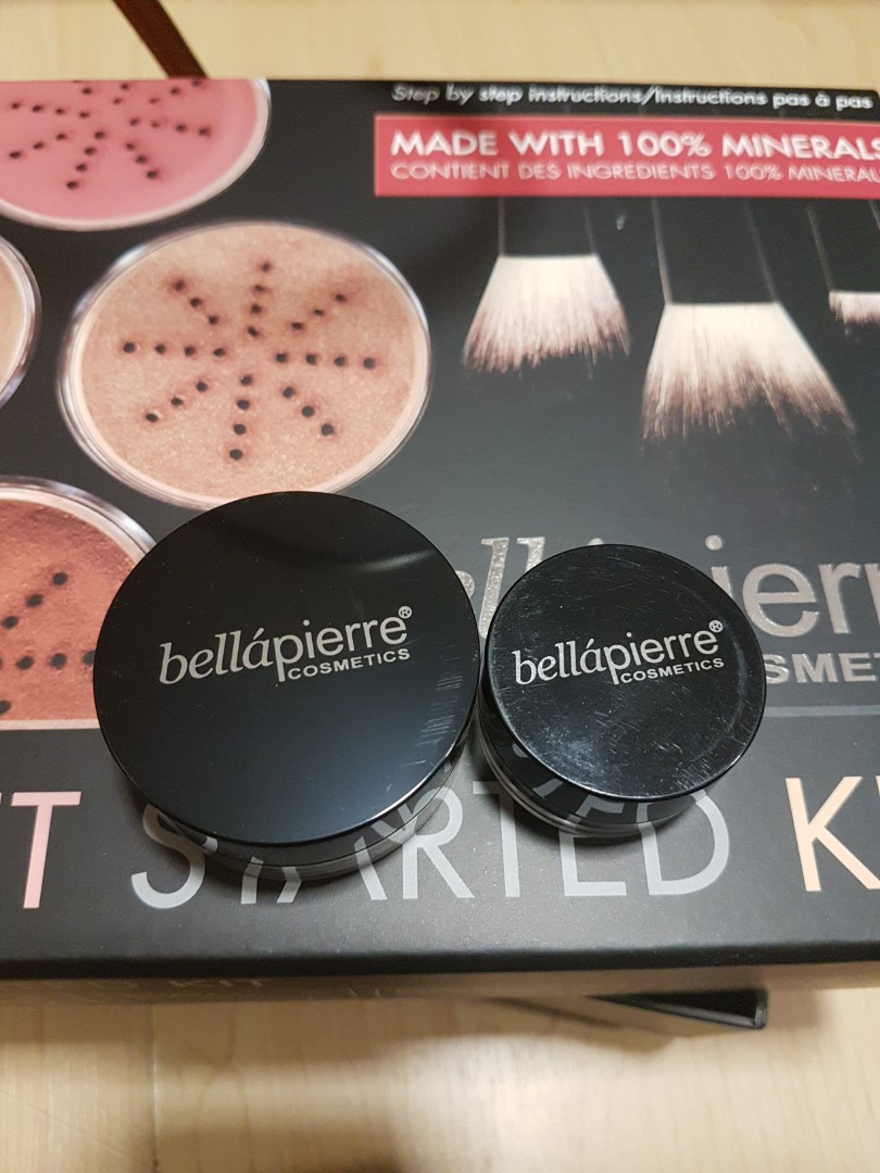 bellapierre highlighter and eyeshadow