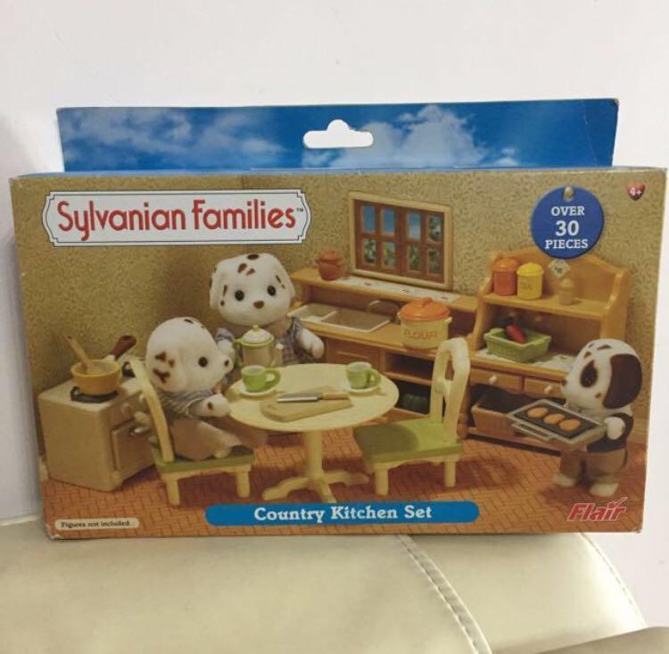 sylvanian families country kitchen