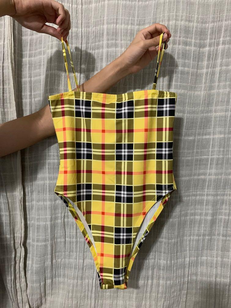 Checkered bodysuit Clearance