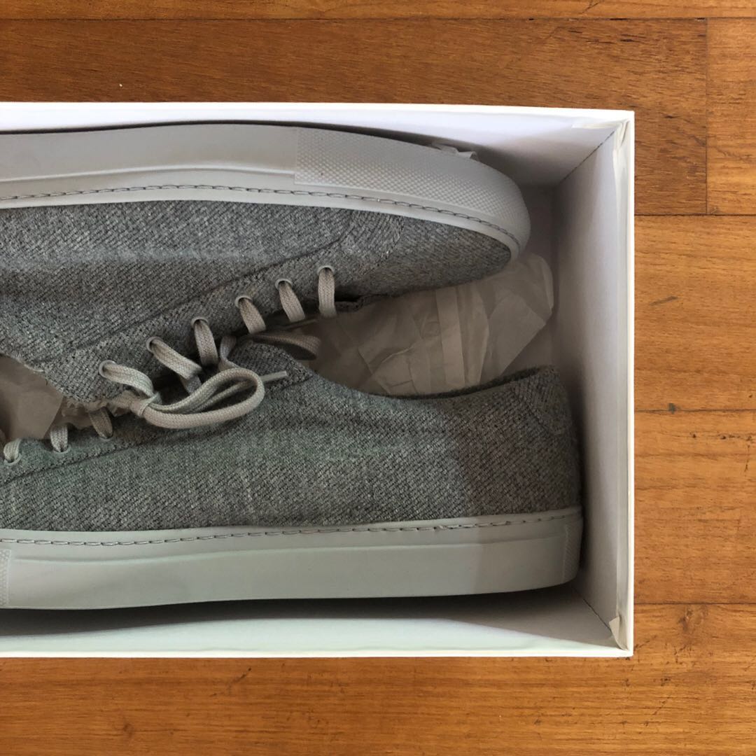 Brand New Common Projects Achilles Low In Wool Grey Men s Fashion