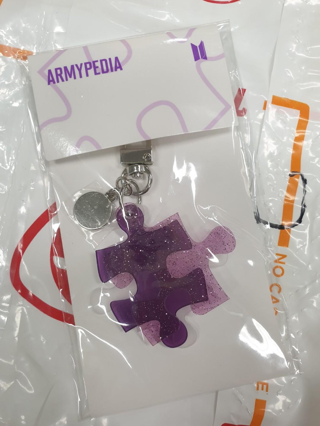 BTS ARMYPEDIA PUZZLE KEYRING Hobbies Toys Memorabilia