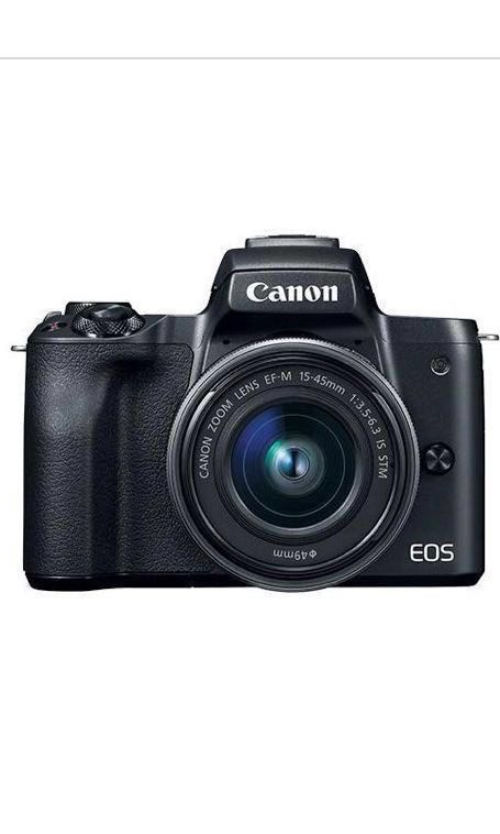 Canon EOS M50 Mirrorless Digital Camera with 15-45mm Lens