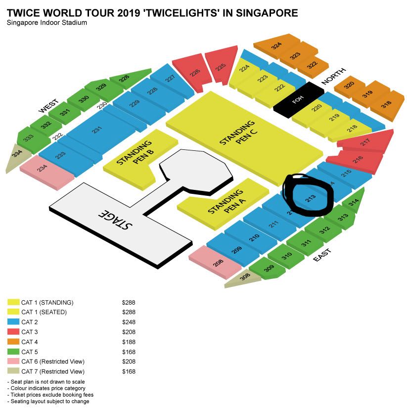 Cheapest Cat 2 Twice Concert Ticket Tickets Vouchers Event Tickets On Carousell