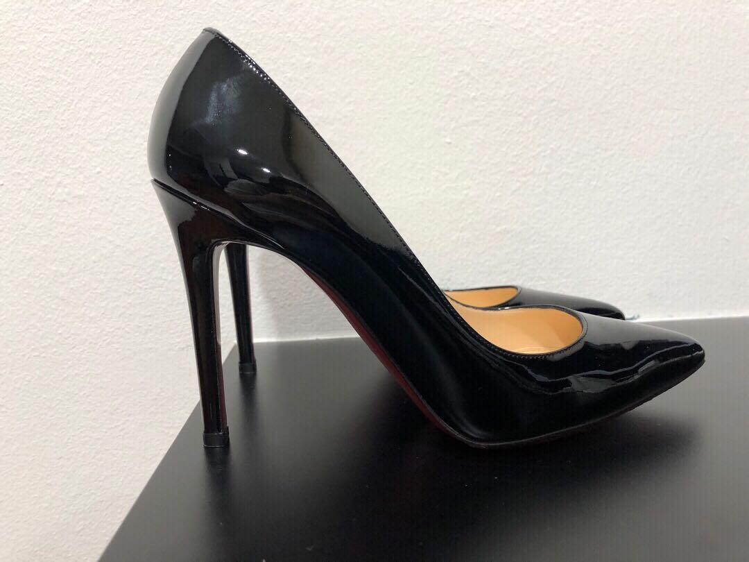 CHRISTIAN LOUBOUTIN Pigalle 100 patent leather pumps