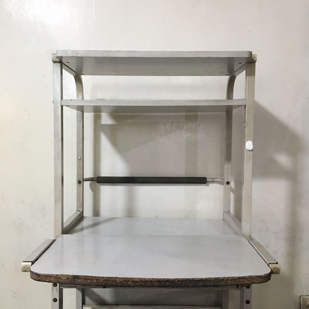 Computer table (Category: Tables & Sets) located in Quezon City. Submitted by fidessiena (Listing ID 233568606, Image 2). Description: Computer table - can be disassembled - metal frames - with detachable side extension (wood) RFS: decluttering #maydemand.