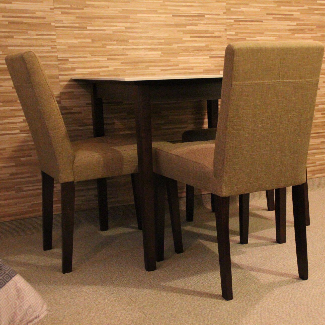 DINING TABLE & CHAIRS (Category: Chairs) located in Quezon City. Submitted by mystorageroom (Listing ID 191946337, Image 3). Description: Fixed price ✅ In good condition ✅ Quality material ✅ Condition as shown ✅ Minimal scractches ✅ Porcelain tile top optional ✅ Best price posted ✅ No return/refund after item is sold ✅ Payment required before pick-up ✅ Booking/pick-up/delivery by buyer ✅ Pick-up loc- Brgy Mariana, New Manila, QC Options: Table an