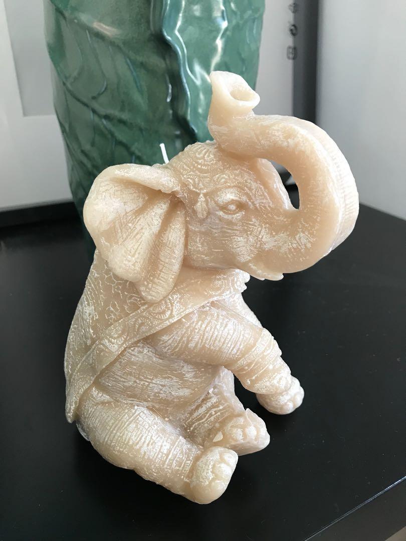 zara elephant candle