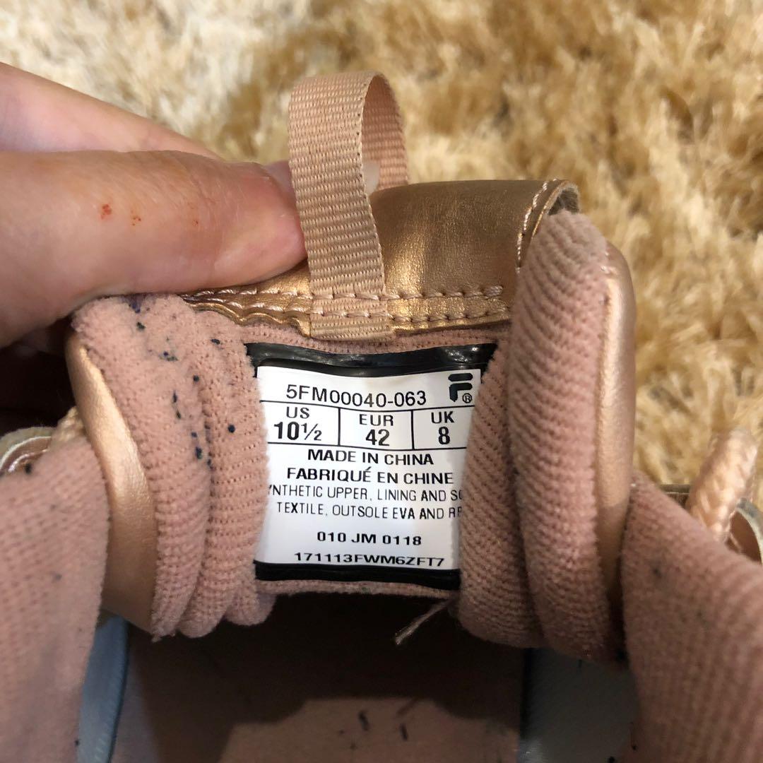 Fila disruptor sales velvet rose