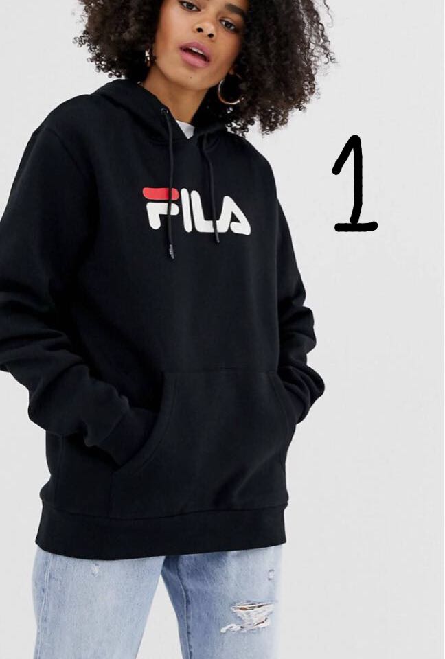 Fila Hoodie, Men's Fashion, Tops & Sets, Hoodies on Carousell