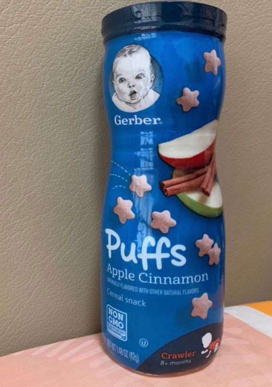 Gerber Puffs Apple Cinnamon, Babies & Kids, Nursing & Feeding, Weaning