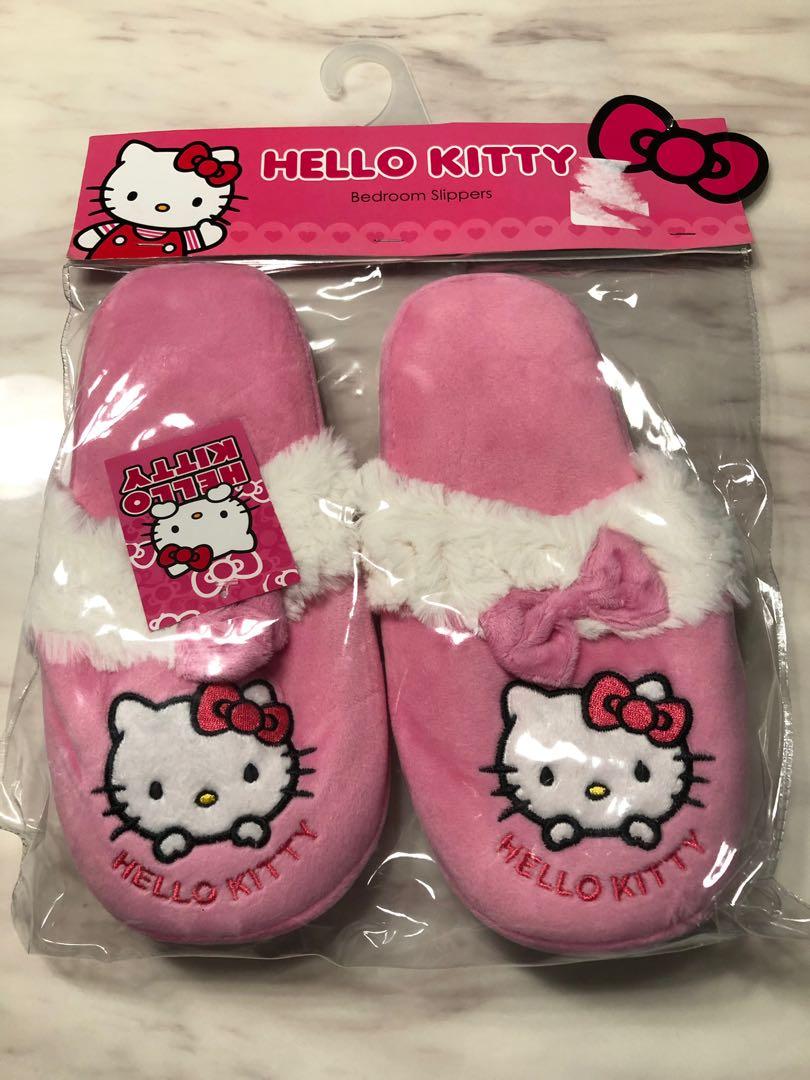 Hello Kitty Bedroom Slippers, Women's 