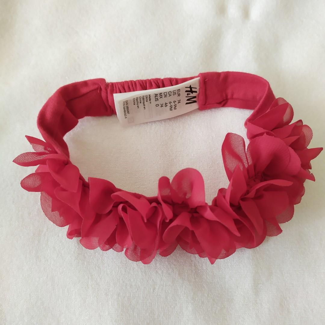 h&m baby girl headband