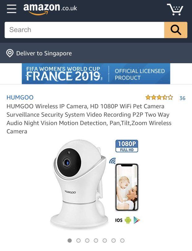 Humgoo wireless ip discount camera
