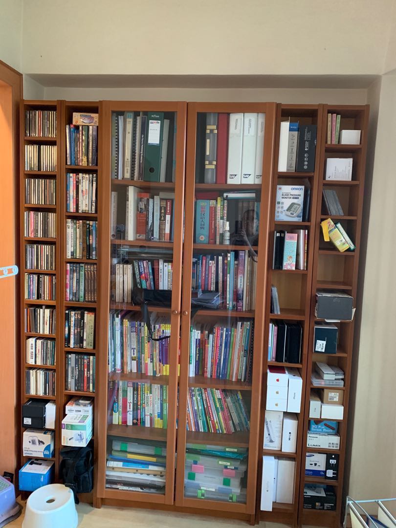 IKEA Billy Bookcase 4 CD racks Furniture Home Living