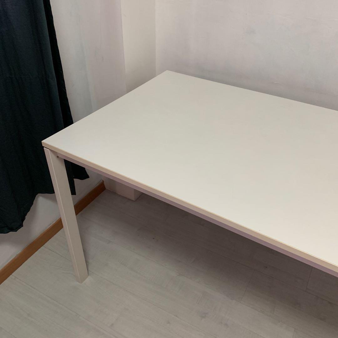 Ikea Table White 125 x 75, Furniture & Home Living, Furniture