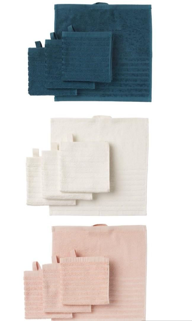 Ikea Vagsjon Wash Cloth Face Towel Set Of 4 Health Beauty Skin Bath Body On Carousell