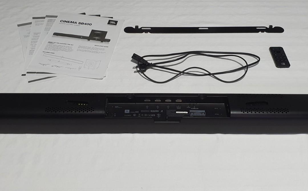 JBL Cinema SB400 Soundbar Speaker Black, Subwoofer not working