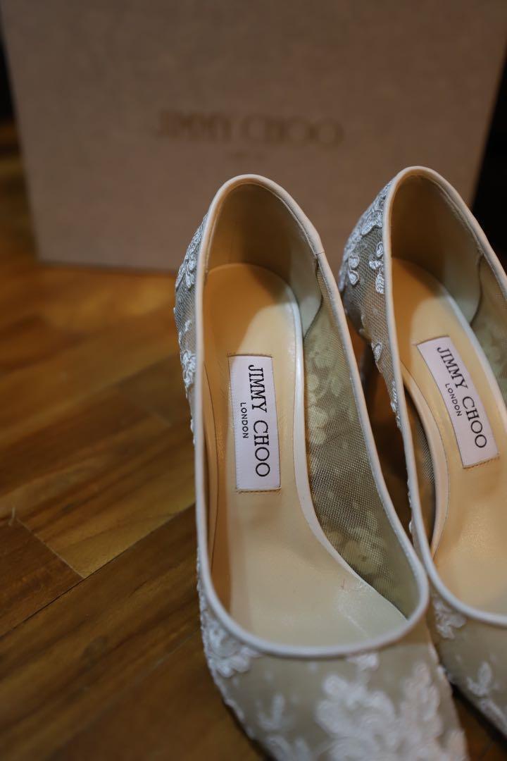 Romy 85 ivory floral lace pumps store