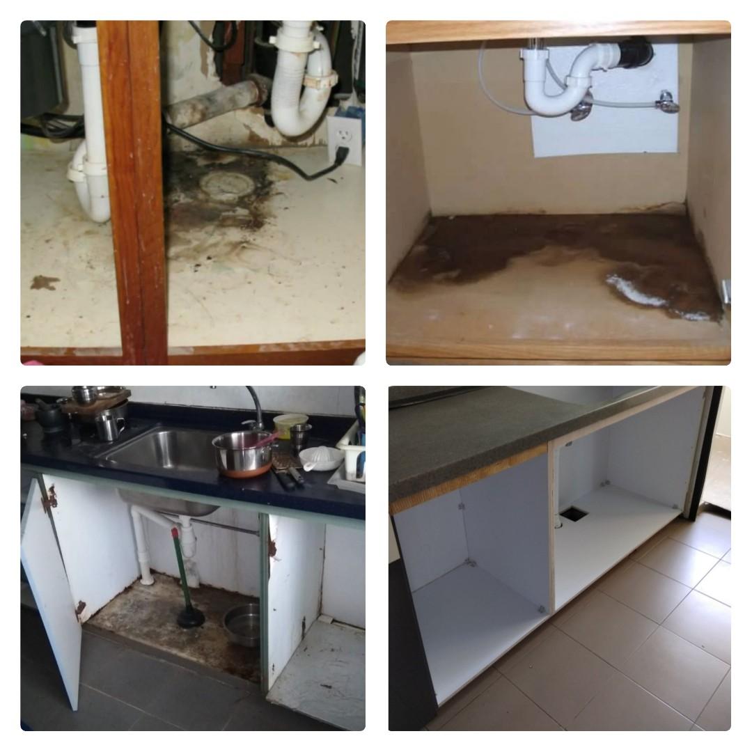 Kitchen Cabinet Repair Call 93393838 Mr Helpers Home Services Renovations On Carousell