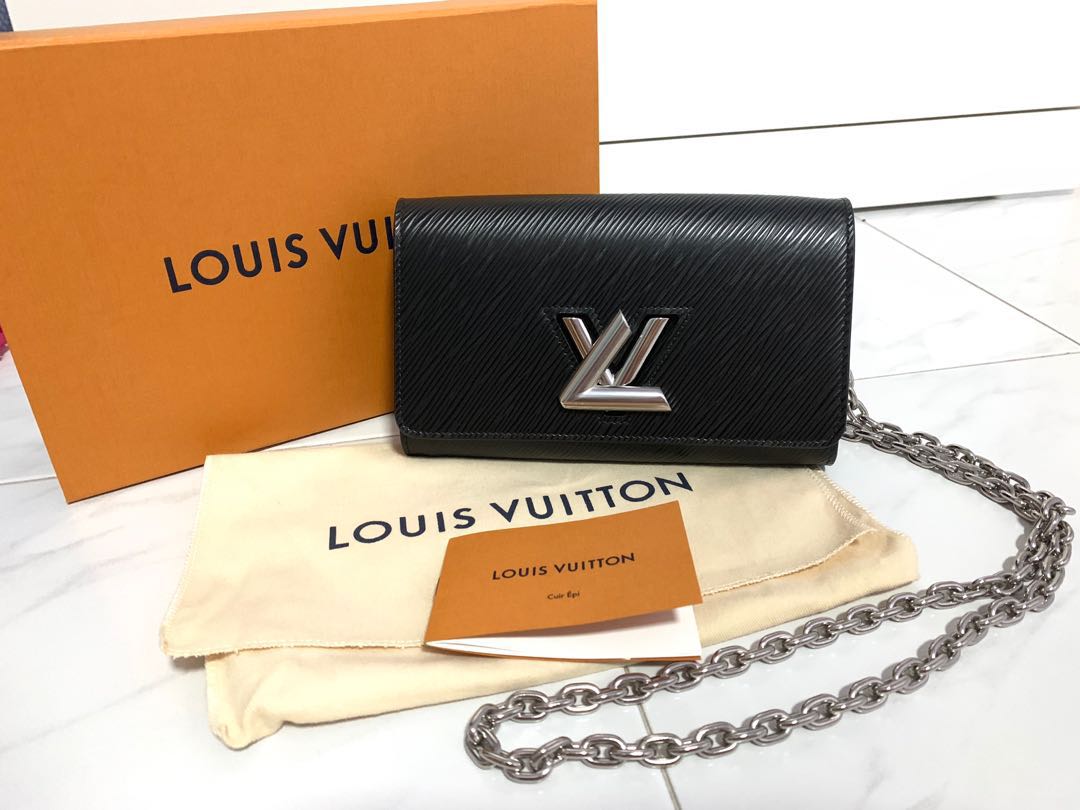 Louis Vuitton, Bags, Authentic Louis Vuitton Monogram French Kiss Lock  Twist Wallet On Chain Woc