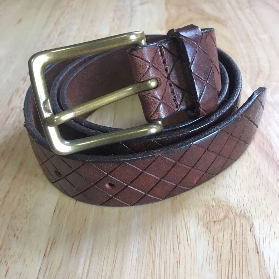 Massimo Dutti Leather Belt, Men's Fashion, Watches & Accessories, Belts ...